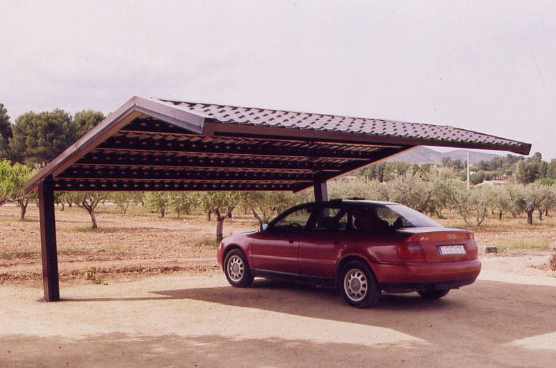 Estructuras para parking de vehiculos